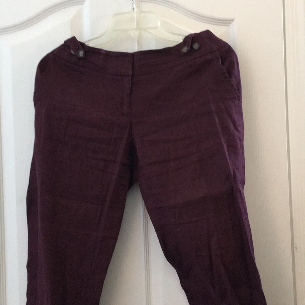 Ladies loft petite cropped slacks 4p